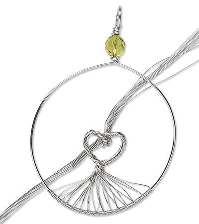Bending wire into heart